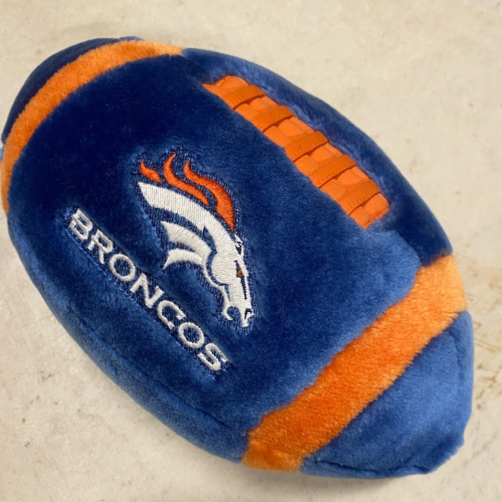 Denver BRONCOS Football NFL Large Plush Stuffed - Ken Tex Co. KenTex - VINTAGE